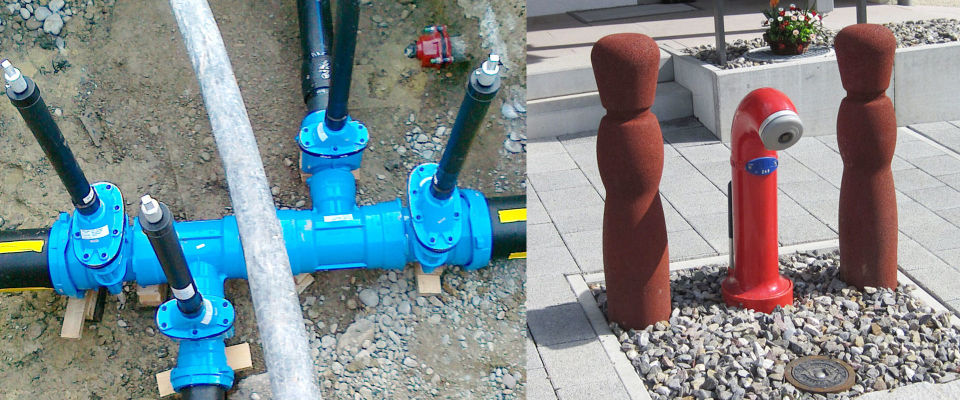 Wasserversorgung - Rohre - Hydrant
